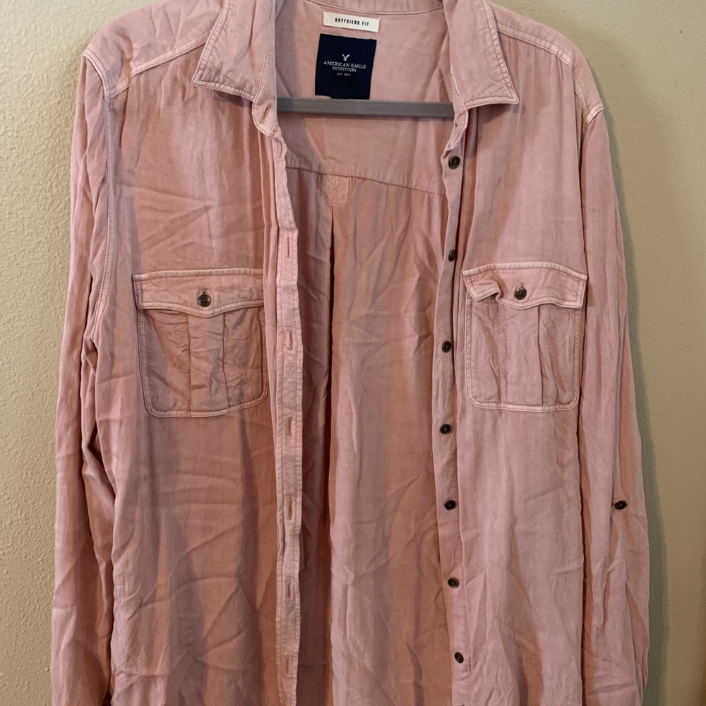 American eagle rose button up XL soft and cozy!